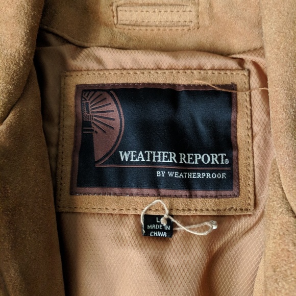 Mens suede jacket, Large/medium - Picture 3 of 4